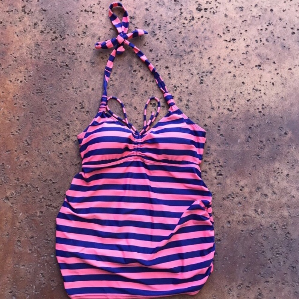 Maternity Beach Bump Tankini Swim Halter Top